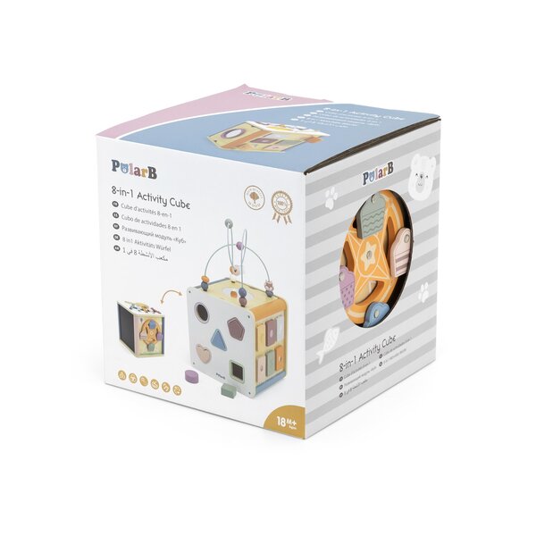 PolarB 8-in-1 Activity Cube - PolarB
