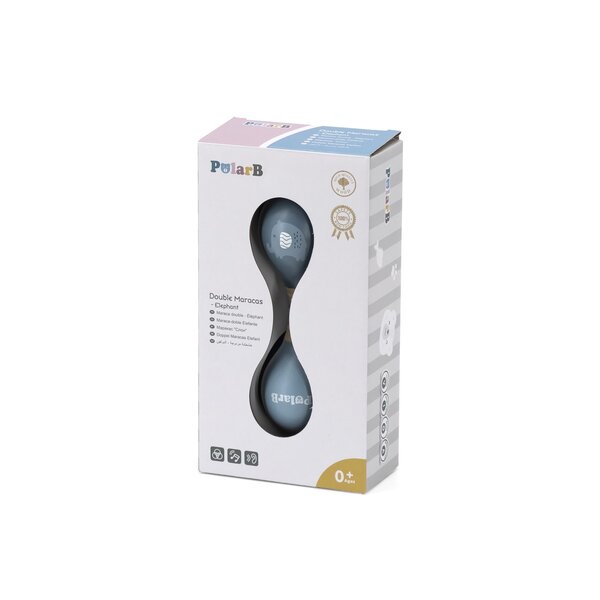 PolarB Double Maracas-Elephant - PolarB
