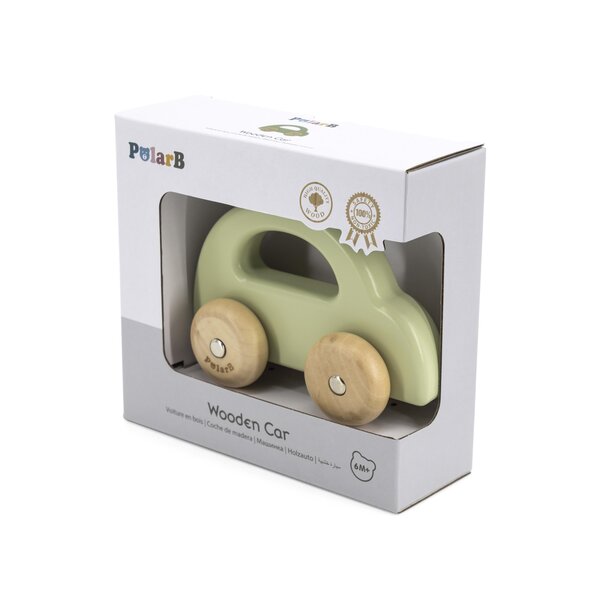 PolarB Wooden Car - Green  - PolarB