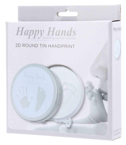 Dooky Happy Hands 2D Round tin handprint - Dooky