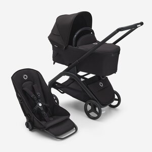 Bugaboo Dragonfly 2in1 kомплект коляски Midnight Black/Midnight Black/Black - Cybex