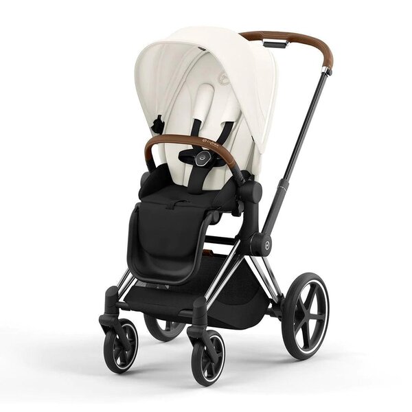 Cybex Priam V4 stroller set Off White, Frame Chrome Brown - Cybex