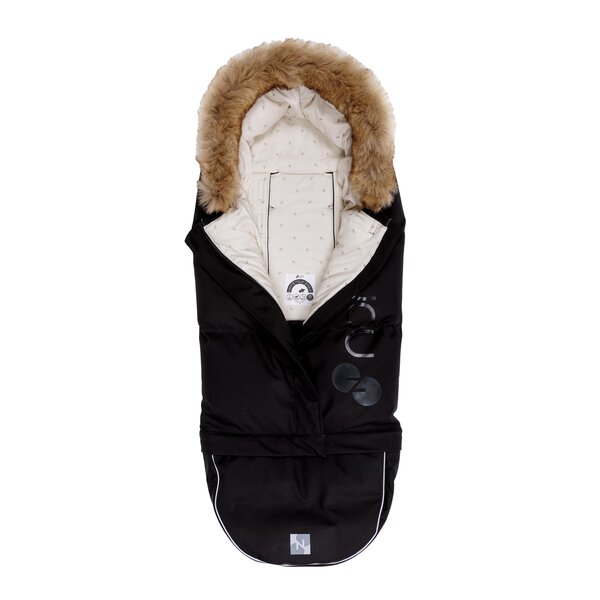 Nordbaby footmuff Max Black - Nordbaby
