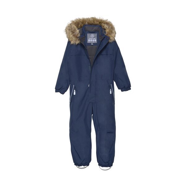Color Kids Coverall W. Fake Fur - Color Kids