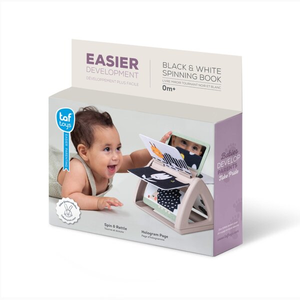 Taf Toys Black & White spinning book - Taf Toys