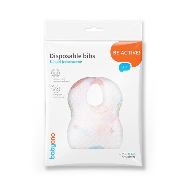 BabyOno disposable bibs 10pcs - BabyOno