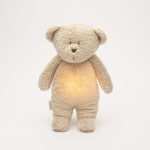 Moonie organic humming bear with nightlight, Sand - Moonie