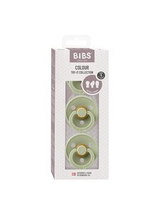 Bibs luttide proovikomplekt TRY-IT 3-pakk, Sage - Bibs