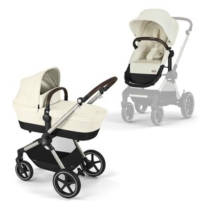 Cybex Eos Lux 2in1 rati Seashell Beige, taupe frame - Cybex