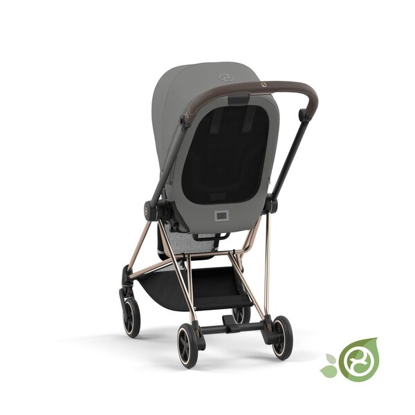 Cybex Mios stroller web set V3 Pearl Grey + Rose Gold Frame - Cybex