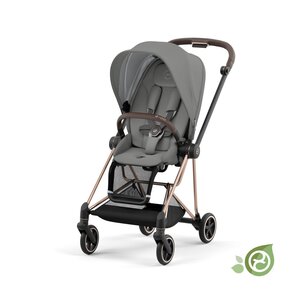 Cybex Mios V3 pushchair Pearl Grey, Rose Gold Frame - Cybex