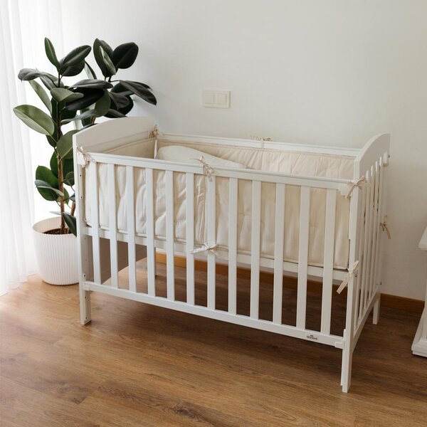 Nordbaby бортик на кроватку white dot - Nordbaby