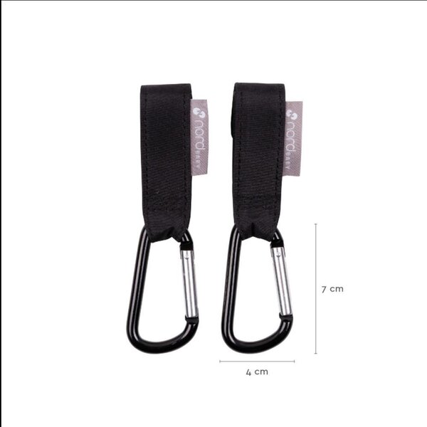 Nordbaby Stroller hooks 2pcs - Nordbaby