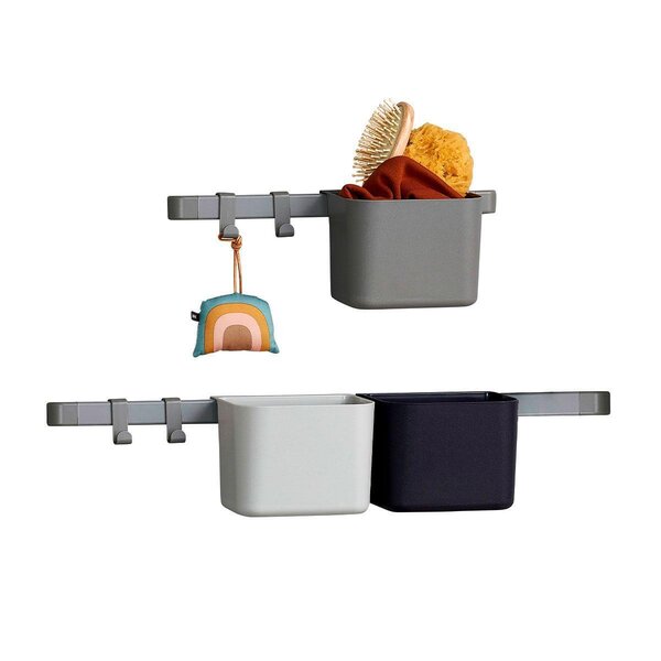 Leander Organizers 3 pcs, 2 racks (long/short), Dusty Grey - Leander