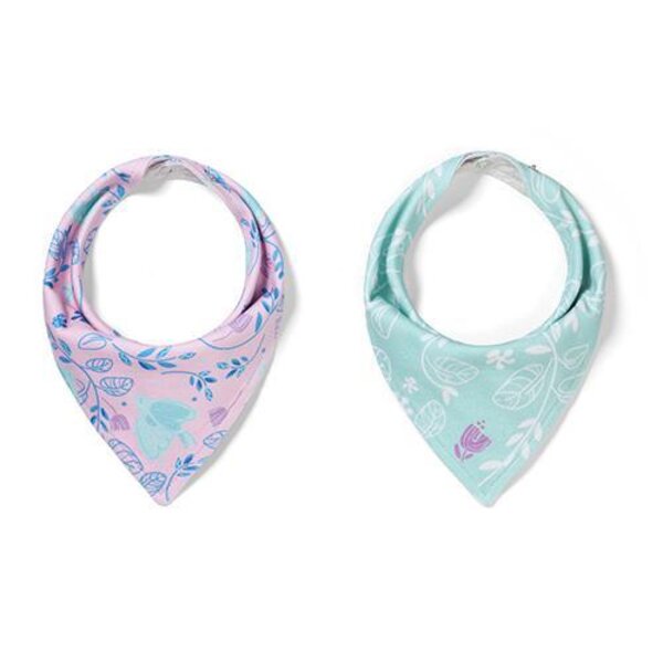 BabyOno Banana bib 2pcs Birds - BabyOno
