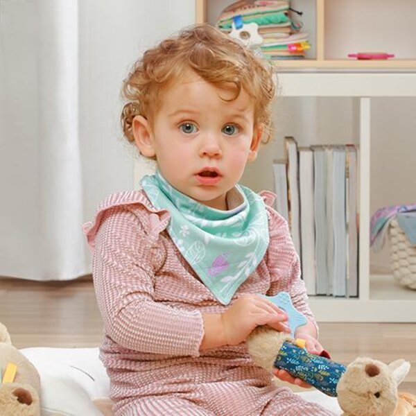 BabyOno Banana bib 2pcs Birds - BabyOno