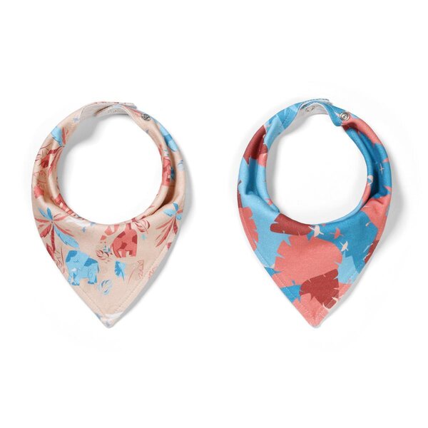 BabyOno Banana bib 2pcs Jungle - BabyOno
