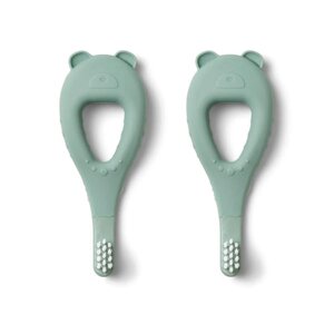 Liewood Janelle Bear Toothbrush 2-Pack, Peppermint - Liewood