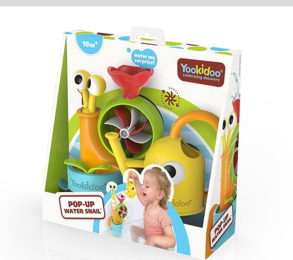 Yookidoo bath toy Pop-Up Spin Water Snail - Yookidoo
