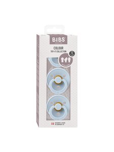 Bibs Try-It Collection Pacifier Set 3-pack Baby Blue - Bibs