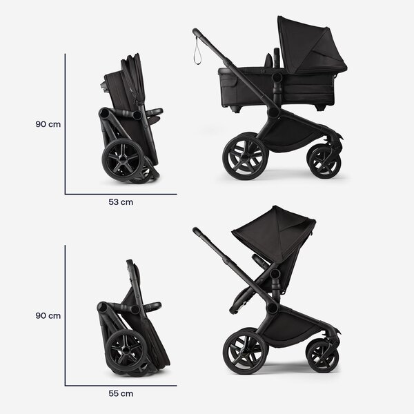 Bugaboo Fox 5 complete stroller set Noir Limited Edition Black Moonlight - Bugaboo