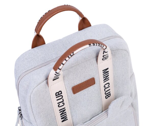 Childhome seljakott Mini Club signature Off White - Childhome