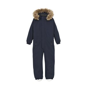 Color Kids Coverall W. Fake Fur - Color Kids