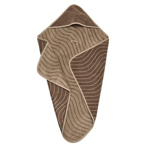 Leander hooded towel 80x80cm, Woodland, Mocca - Leander