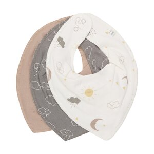 Pippi Bandana Bib Uni -AOP (3-pack) - Elodie Details