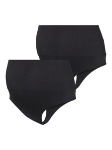Mamalicious Mlilja hw g-string 2-p a. S/M Black - Mamalicious