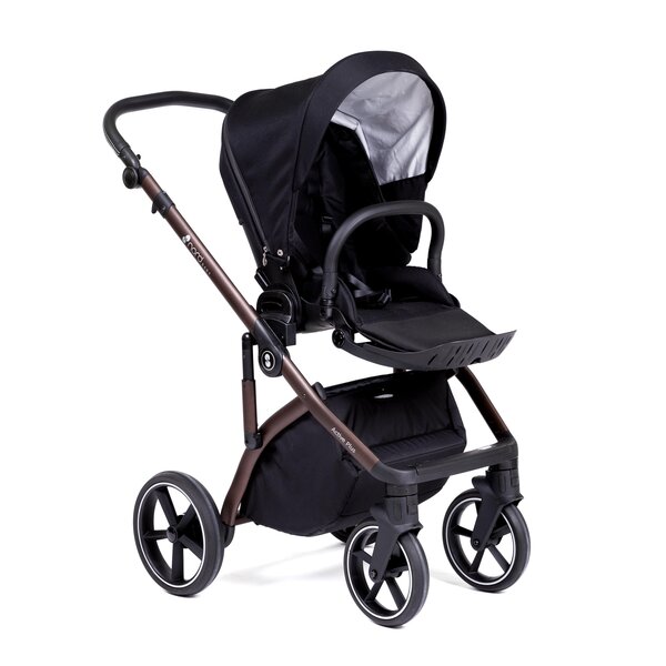 Nordbaby Active Plus stroller set Brilliant Black, Bronze Black - Nordbaby