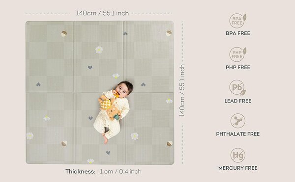 Taf Toys развивающий коврик Fold & Play Checkers - Taf Toys