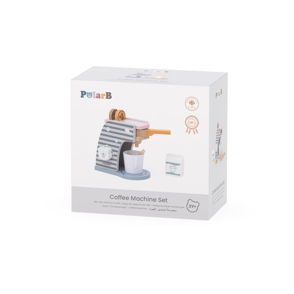 PolarB деревянная игрушка Coffee Machine Set - PolarB
