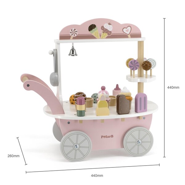 PolarB деревянная игрушка Mini Ice Cream Shop - PolarB