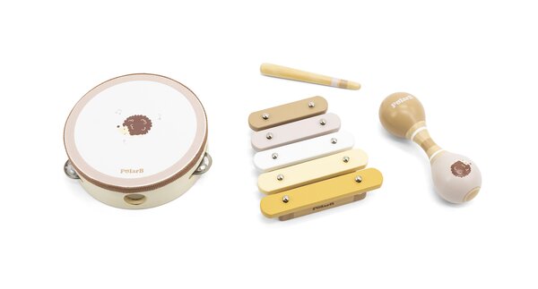 PolarB puidust muusikariistade komplekt Siil - PolarB