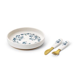 Elodie Details silicone plate set Garden Leo Toile - Elodie Details