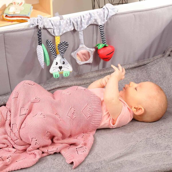 BabyOno bamboo knitted blanket 75x100cm,Pink - BabyOno