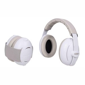 Dooky Ear Protection 2-in-1 Baby/Toddler White - Dooky