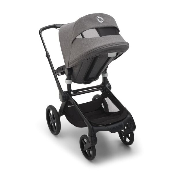 Bugaboo Fox 5 vankrikomplekt Black/Grey Melange, Grey Melange - Bugaboo