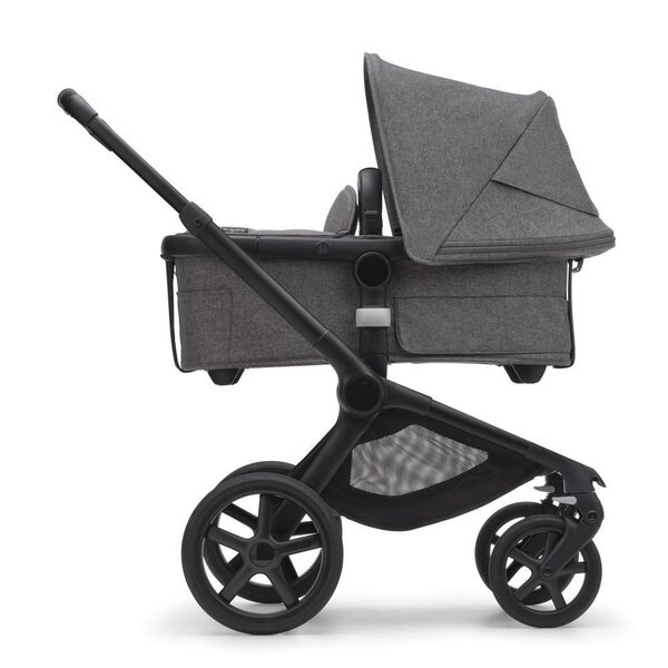 Bugaboo Fox 5 vankrikomplekt Black/Grey Melange, Grey Melange - Bugaboo