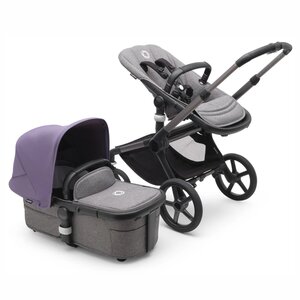 Bugaboo Fox 5 vankrikomplekt Graphite/Grey Melange, Astro Purple - Bugaboo