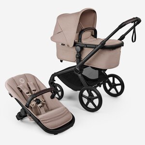 Bugaboo Fox 5 Renew vankrikomplekt Black/Desert Taupe Melange - Bugaboo