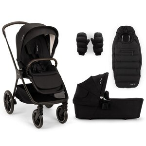 Nuna Triv LX stroller set Caviar, with accessories - Nuna