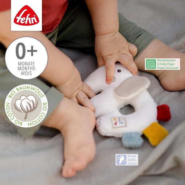 Fehn soft rattle Elephant - Fehn