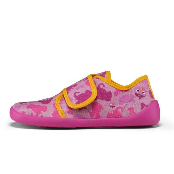 Affenzahn Slipper Cotton Movy Bird 21 Berry - Affenzahn