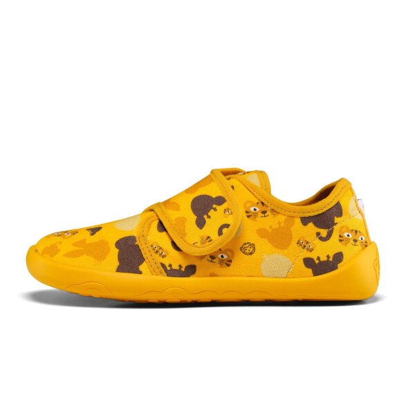 Affenzahn Slipper Cotton Movy Tiger 29 Yellow - Affenzahn
