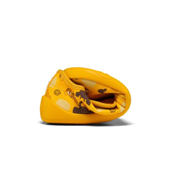 Affenzahn Slipper Cotton Movy Tiger 29 Yellow - Affenzahn