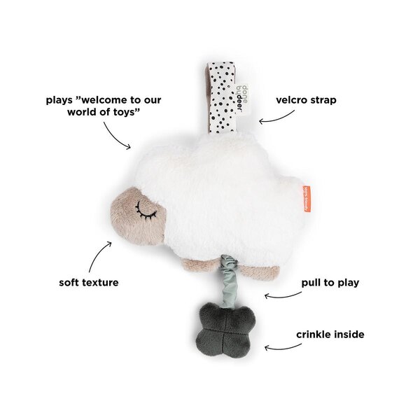 Done by Deer музыкальная игрушка Sheepy Sand - Done by Deer