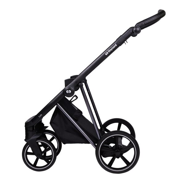 Tinynord Lux stroller set Champagne Beige, Chrome Black - Tinynord