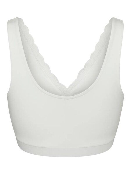 Mamalicious Mlhelena crossy lace bra 2-pack Snow White - Mamalicious